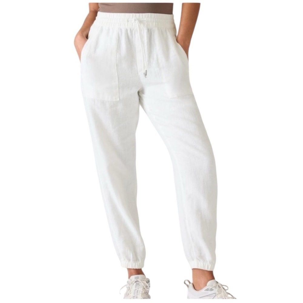 Athleta Retreat Linen Jogger Size Small Tall NWT